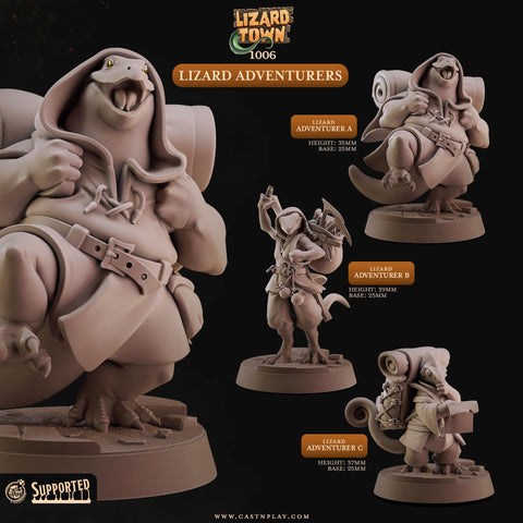 Lizard Adventurers by Cast N Play (Lizard Town)