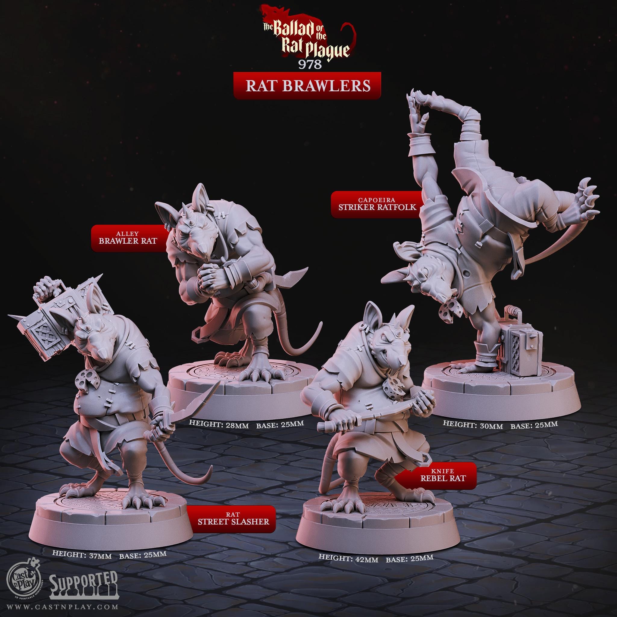 Rat Brawlers by Cast N Play (The Ballad of the Rat Plague)