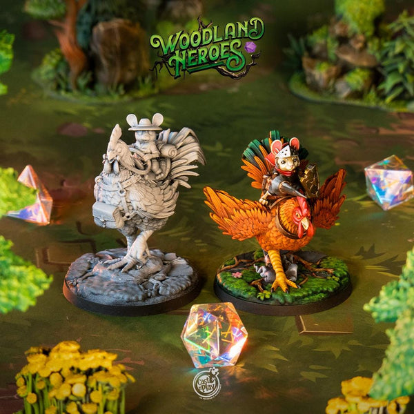 Rooster Rider by Cast N Play (Woodland Heroes)
