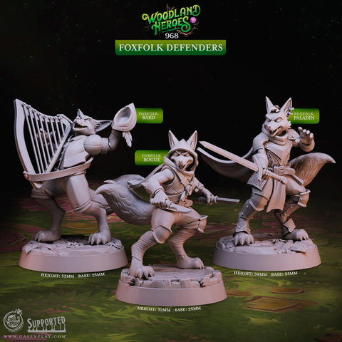 Foxfolk Defenders by Cast N Play (Woodland Heroes)