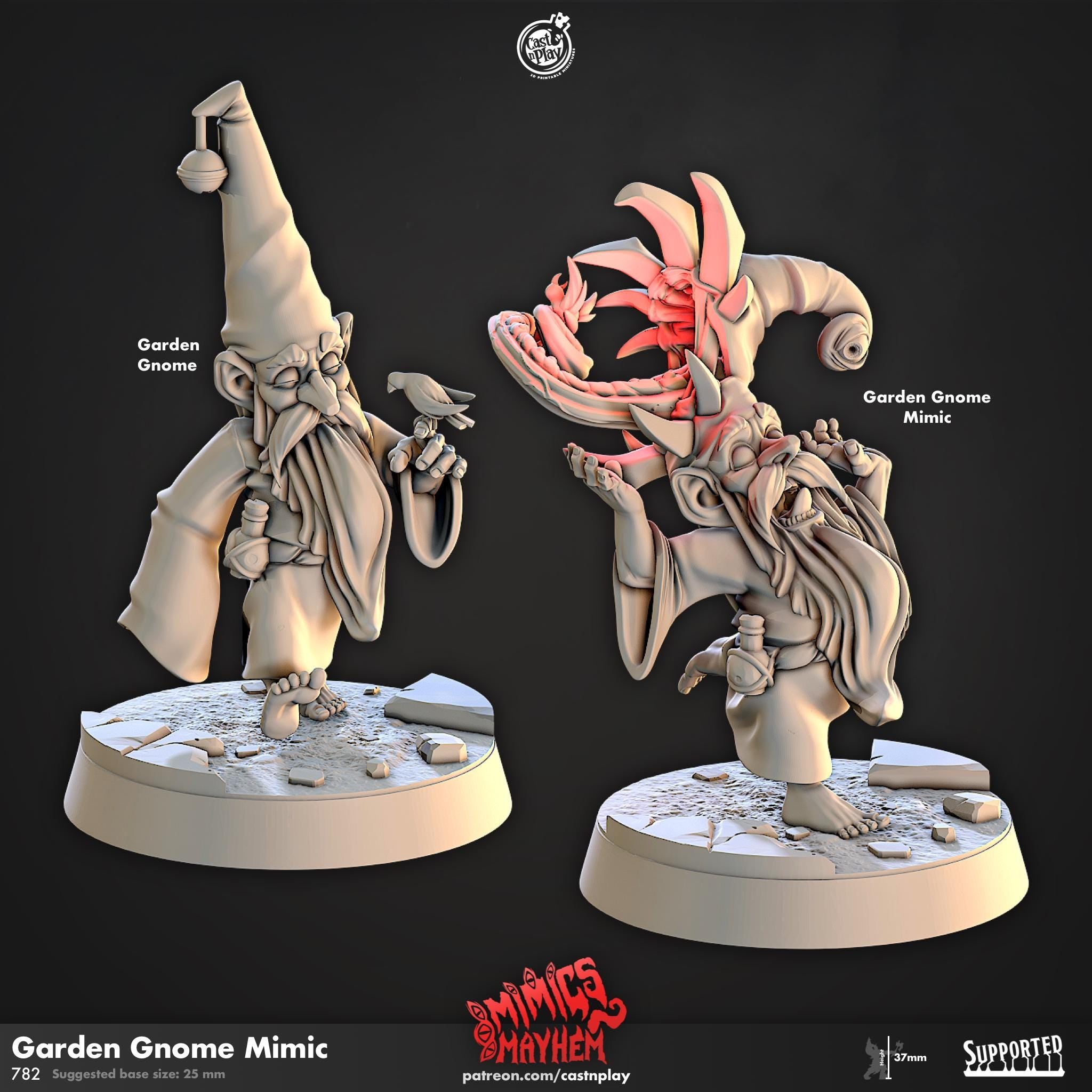Garden Gnome Mimic by Cast N Play (Mimic's Mayhem)