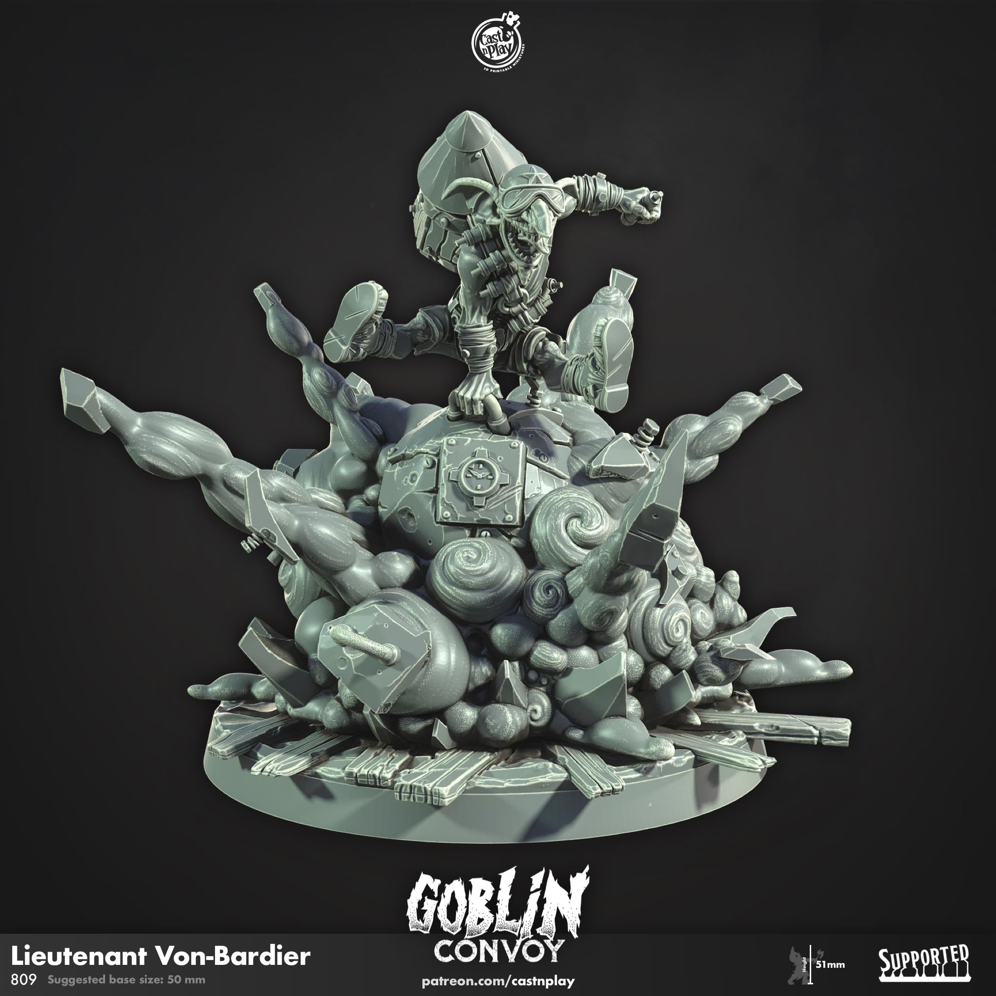 Lieutenant Von-Bardier by Cast N Play (Goblin Convoy)