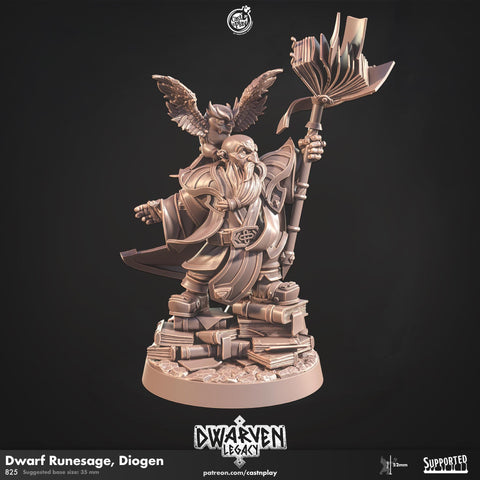 Runesage Diogen by Cast N Play (Dwarven Legacy)