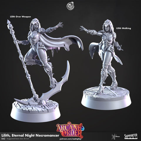Lilith, Eternal Night Necromancer by Cast N Play (Arcane Order)