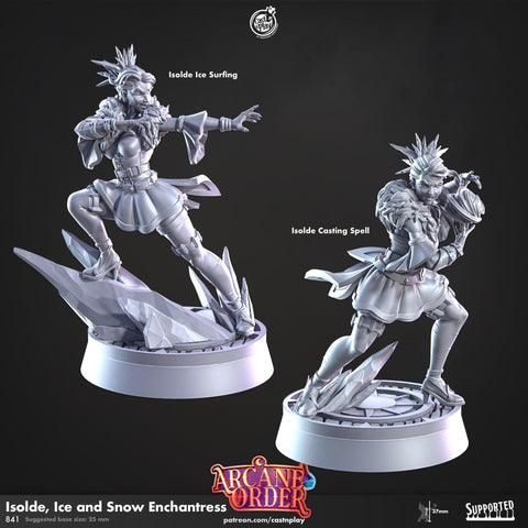 Isolde, Ice and Snow Enchantress by Cast N Play (Arcane Order)