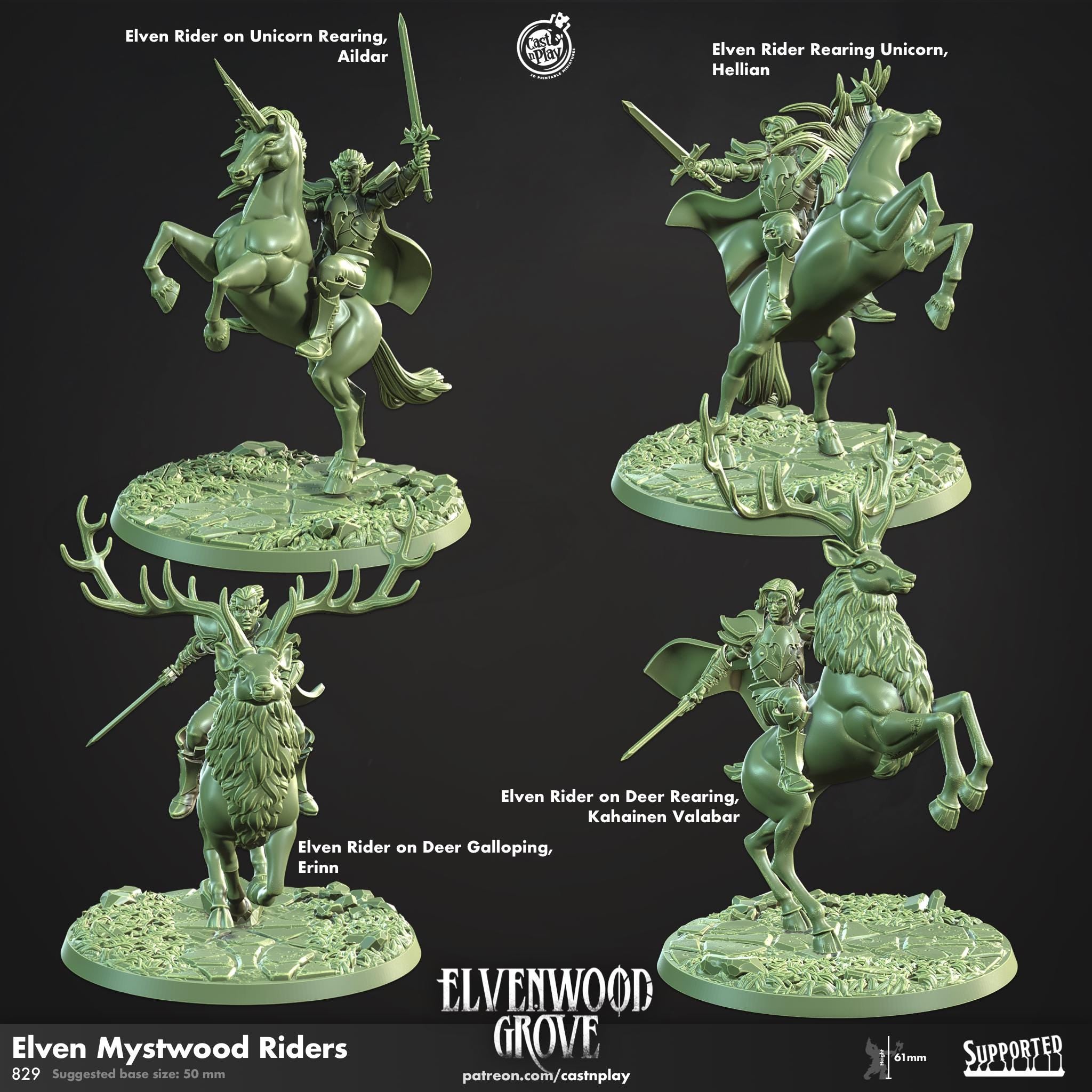 Mystwood Riders by Cast N Play (Elvenwood Grove)