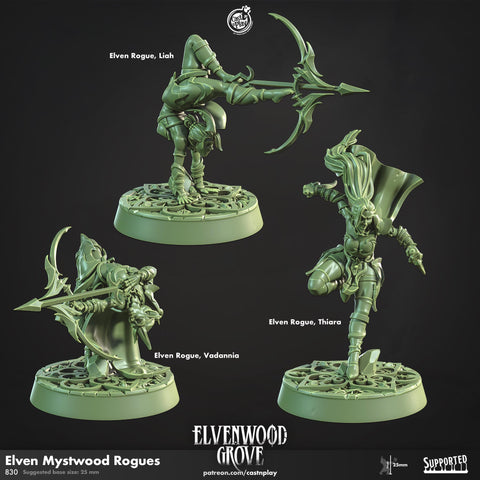 Elven Mystwood Rogues by Cast N Play (Elvenwood Grove)