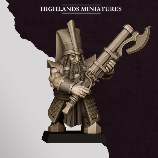 Sons of Marduk - Dwarven Shooters with Jezail Unit by Highlands Miniatures