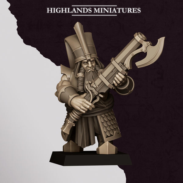 Sons of Marduk - Dwarven Shooters with Jezail Unit by Highlands Miniatures