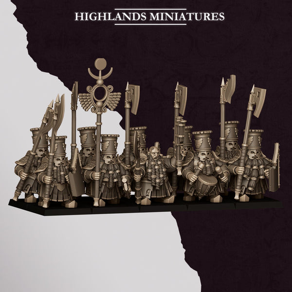 Sons of Marduk - Dwarf Heavy Guard Unit by Highlands Miniatures