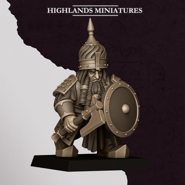 Sons of Marduk - Dwarf Warriors Unit by Highlands Miniatures