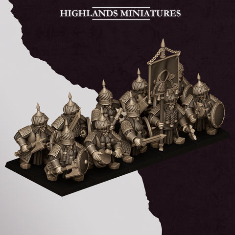 Sons of Marduk - Dwarf Warriors Unit by Highlands Miniatures
