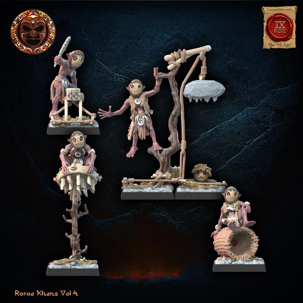 Roroa Khans - Yarablin Trapper Unit by Lost Kingdom Miniatures