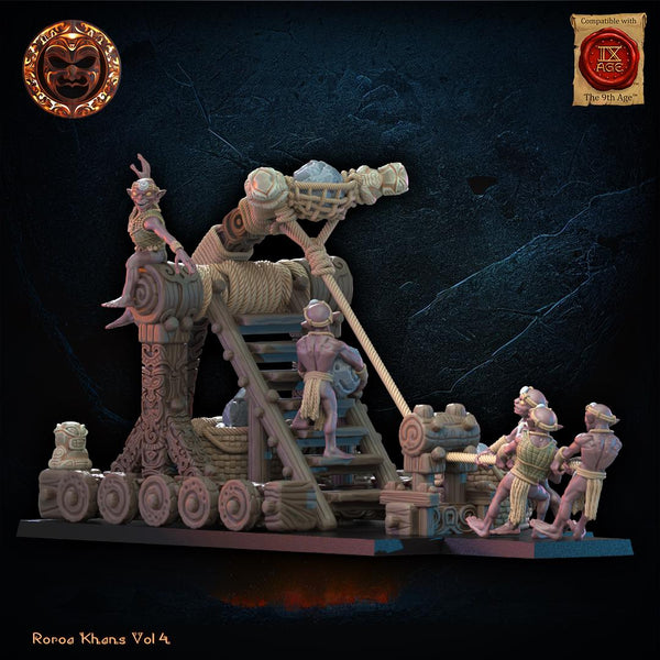 Roroa Khans - Yarablin Catapult by Lost Kingdom Miniatures