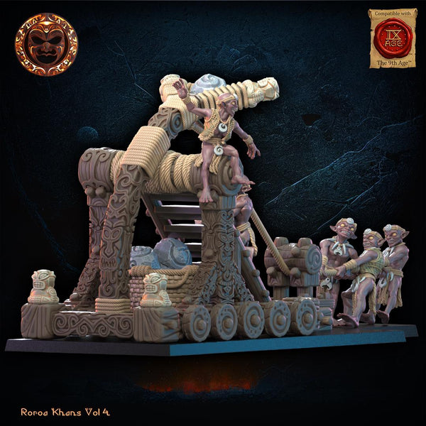 Roroa Khans - Yarablin Catapult by Lost Kingdom Miniatures