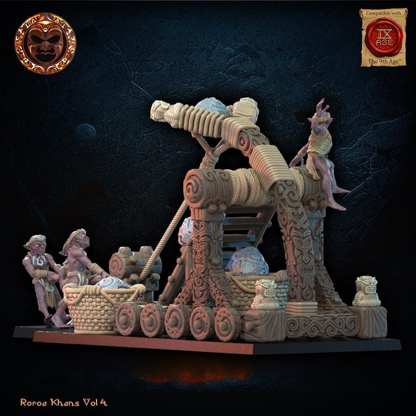 Roroa Khans - Yarablin Catapult by Lost Kingdom Miniatures