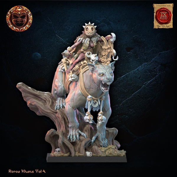 Roroa Khans - Yarablin Trapper Heroine by Lost Kingdom Miniatures
