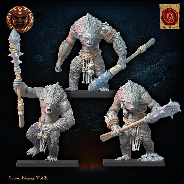 Roroa Khans - Maero Unit by Lost Kingdom Miniatures