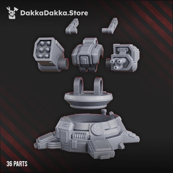 MSC Robot Planes and turret by DakkaDakka