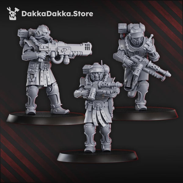 Satellitum Mechguards Squad - 10 Models (Pre assembled squad) by DakkaDakka