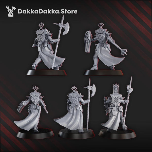 Maidens of Praesidium Squad - 5 Models (Pre assembled squad) by DakkaDakka