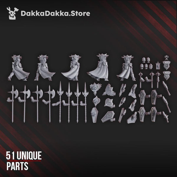 Maidens of Praesidium Squad - 5 Models (Build kit) by DakkaDakka
