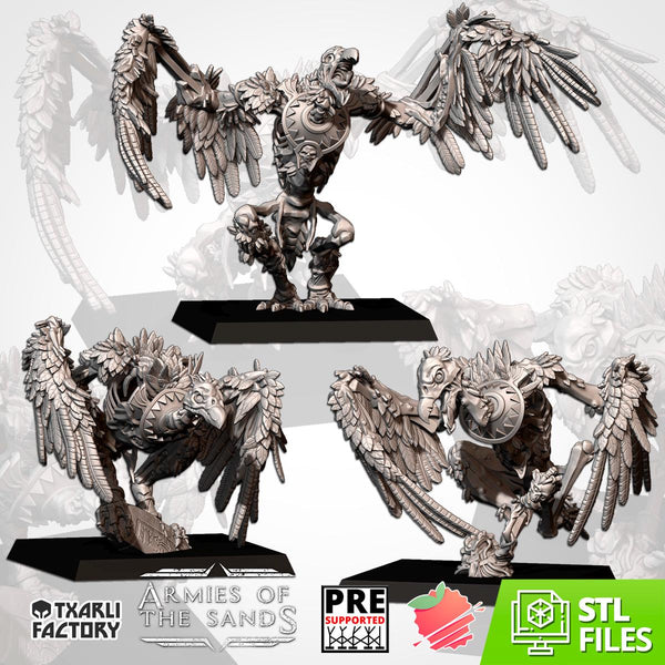 Armies of the Sand - Undead Vultures by Txarli factory