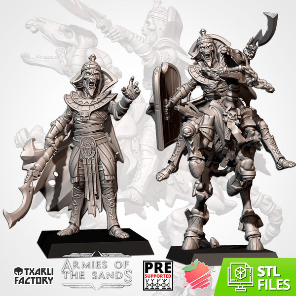 Armies of the Sand - Undead Prince / King by Txarli factory