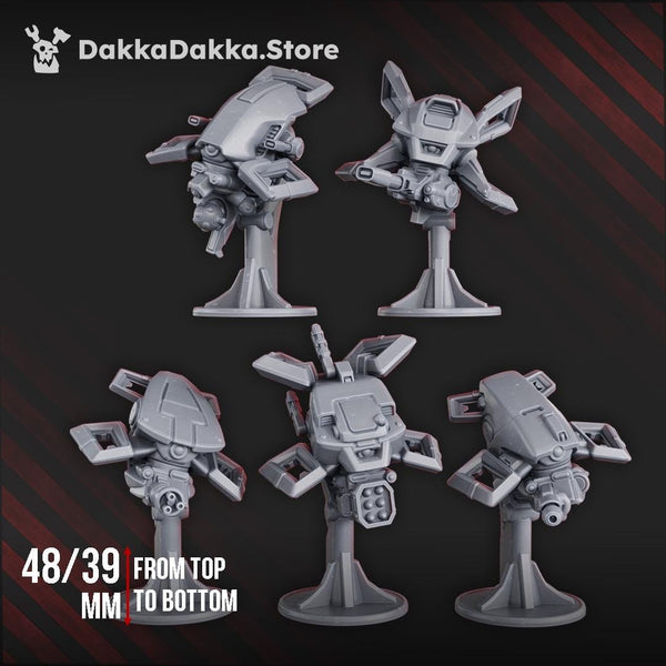 MSC Robot Planes and turret by DakkaDakka