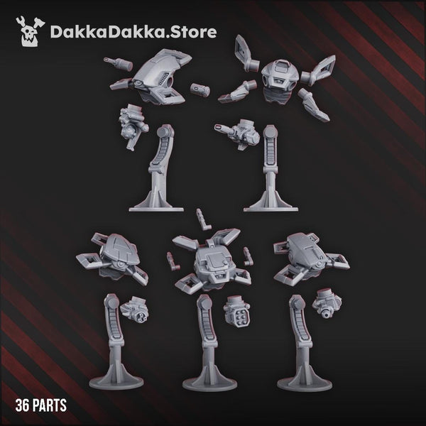 MSC Robot Planes and turret by DakkaDakka