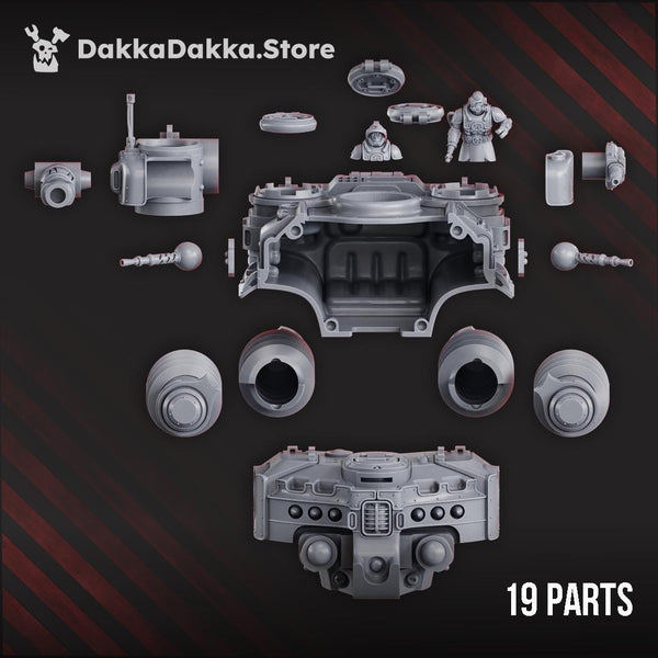 Hovercraft Tank Solpuga D-10 by DakkaDakka