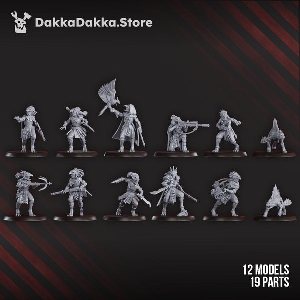 Mar-Duk Tribe Liquidation Squad 12 Models (Pre assembled squad) by DakkaDakka
