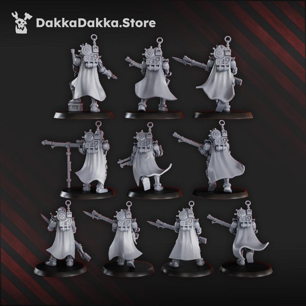 Satelittium Ranged Squad - 10 Models (Pre assembled squad) by DakkaDakka