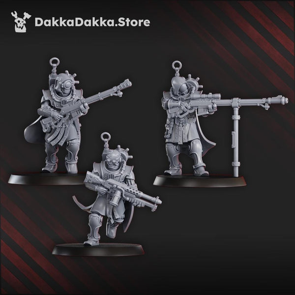 Satelittium Ranged Squad - 10 Models (Pre assembled squad) by DakkaDakka