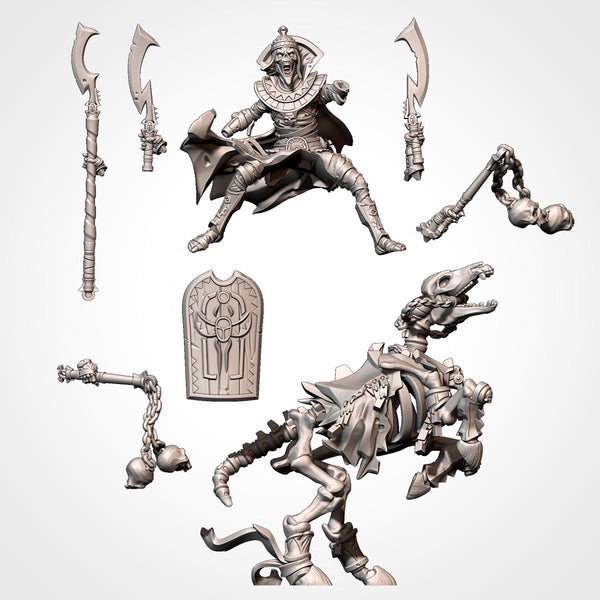 Armies of the Sand - Undead Prince / King by Txarli factory