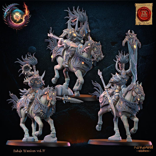Warriors of the Dark Gods (Nukuja Warriors) - Nukuja Knights by Lost Kingdom Miniatures