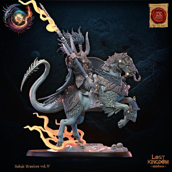Warriors of the Dark Gods(Nukuja Warriors) - Nukuja Knight Hero by Lost Kingdom Miniature