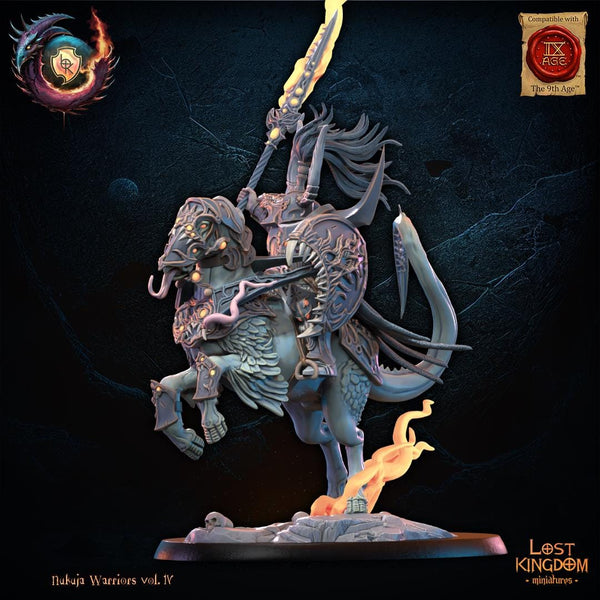 Warriors of the Dark Gods(Nukuja Warriors) - Nukuja Knight Hero by Lost Kingdom Miniature