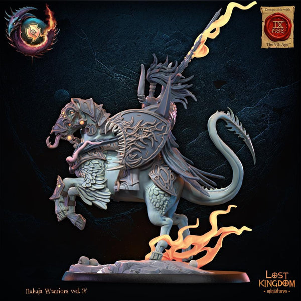 Warriors of the Dark Gods(Nukuja Warriors) - Nukuja Knight Hero by Lost Kingdom Miniature