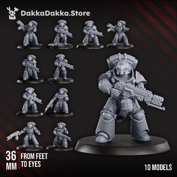 Space Knights Team Ignitium (Preassembled) by DakkaDakka