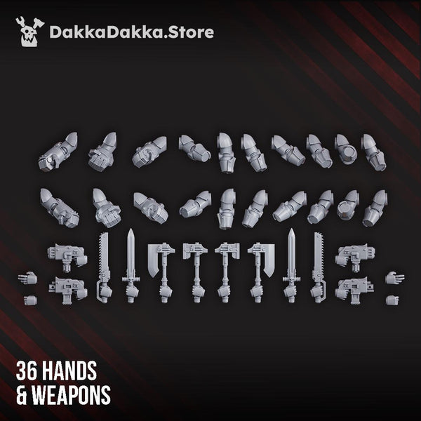Space Knights Storm Squad with Jetpacks (Build Kit) by DakkaDakka
