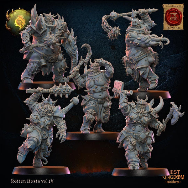 Warriors of the Dark Gods Rotten Hosts- Spoiled Forsaken by Lost Kingdom Miniatures