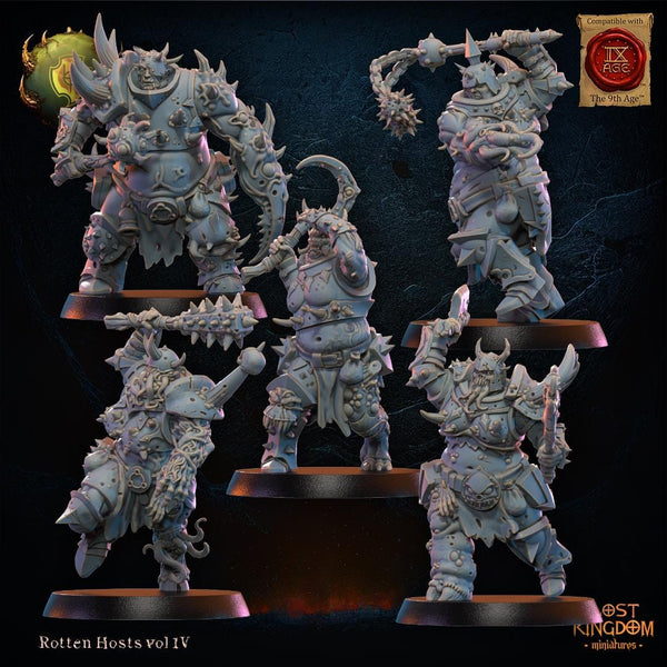 Warriors of the Dark Gods Rotten Hosts- Spoiled Forsaken by Lost Kingdom Miniatures