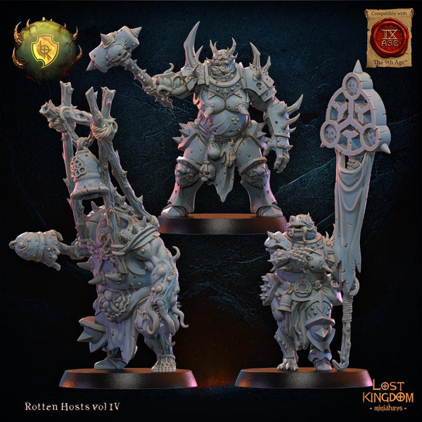 Warriors of the Dark Gods Rotten Hosts- Spoiled Forsaken by Lost Kingdom Miniatures