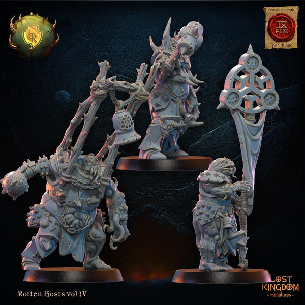 Warriors of the Dark Gods Rotten Hosts- Spoiled Forsaken by Lost Kingdom Miniatures