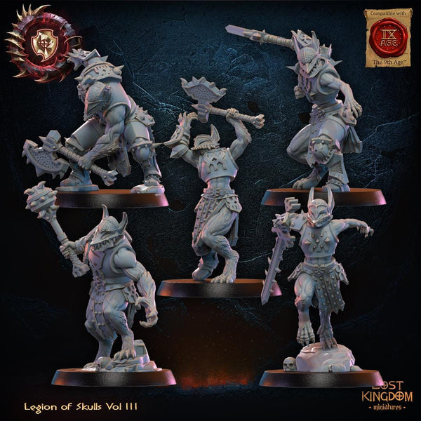 Warriors of the Dark Gods (Legion of Skulls) - Mooncurse Forsaken by Lost Kingdom Miniature