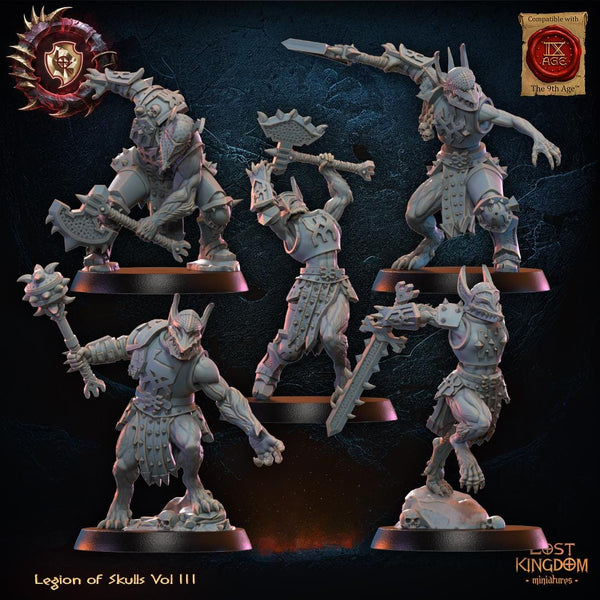 Warriors of the Dark Gods (Legion of Skulls) - Mooncurse Forsaken by Lost Kingdom Miniature