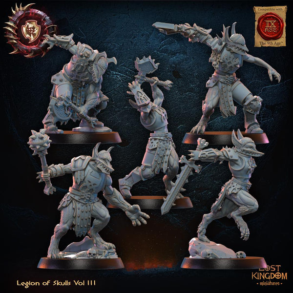 Warriors of the Dark Gods (Legion of Skulls) - Mooncurse Forsaken by Lost Kingdom Miniature