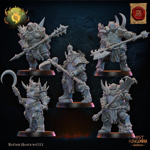Warriors of the Dark Gods (Rotten Hosts) - Putrid Chosen Forsaken by Lost Kingdom Miniature