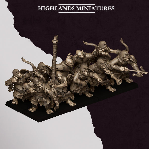 Sons of Marduk - Hobgoblin Archer Unit by Highlands Miniatures